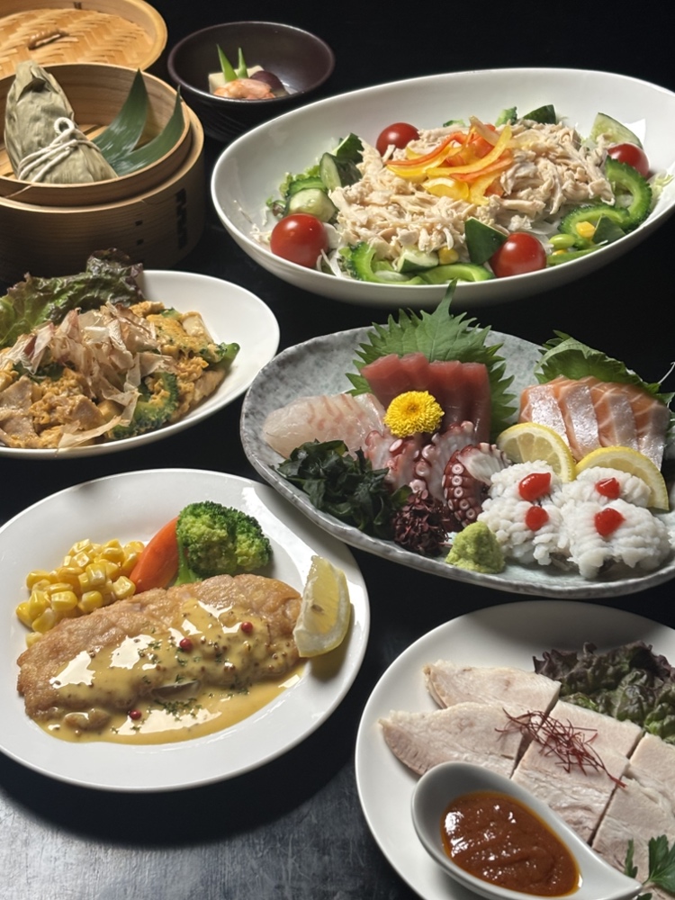 見た目も楽しめる 酒菜屋二重まるの創作料理​​​​​​​